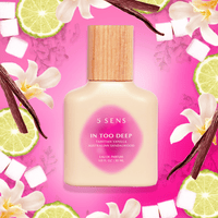 In Too Deep 30mL Eau de Parfum bottle by 5 SENS — warm vanilla self-love fragrance