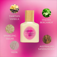 Tahitian Vanilla and Australian Sandalwood ingredients in In Too Deep Eau de Parfum by 5 SENS