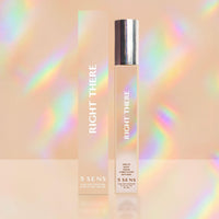 Right There Eau de Parfum lifestyle — 5 SENS limited edition floral-amber fine fragrance